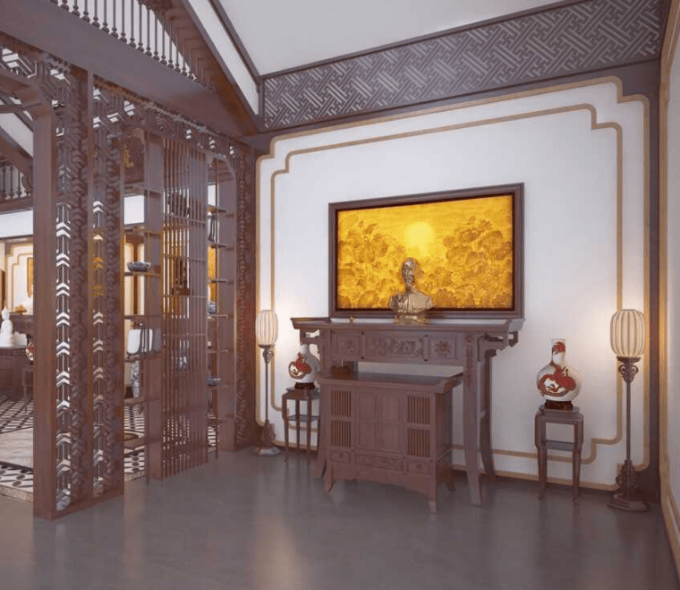 Thi Công Tranh Trúc Chỉ Tại Hà Nam 18 vachn