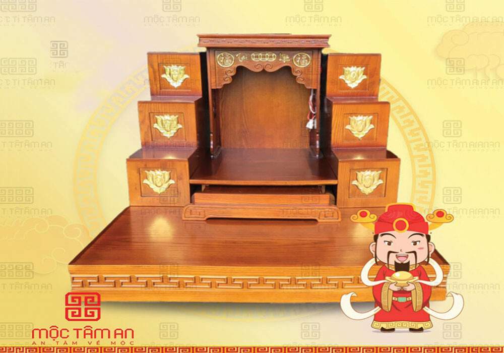 Bàn Thờ Ông Địa Thần Tài 4 ban tho ong dia than tai