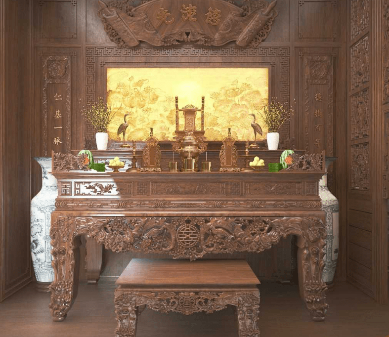 Tranh Trúc Chỉ Bàn Thờ Độc Đáo Giá Tốt Nhất 23 tranh truc chi chu nhat