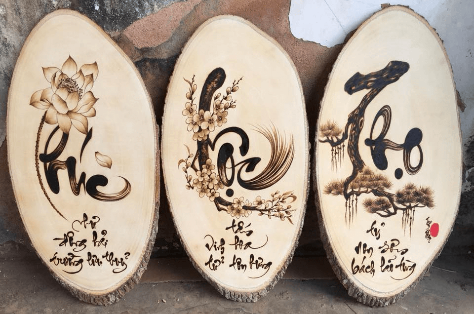 Tranh Phúc Lộc Thọ Treo Phòng Thờ Đẹp 2023 6 phuc loc tho